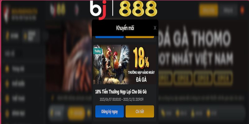 18% Tiền Thưởng Nạp Lại Cho Đá Gà - Cơ Hội Vàng Nhận Quà Lớn Nội dung ưu đãi 18% Tiền Thưởng Nạp Lại Cho Đá Gà là gì?